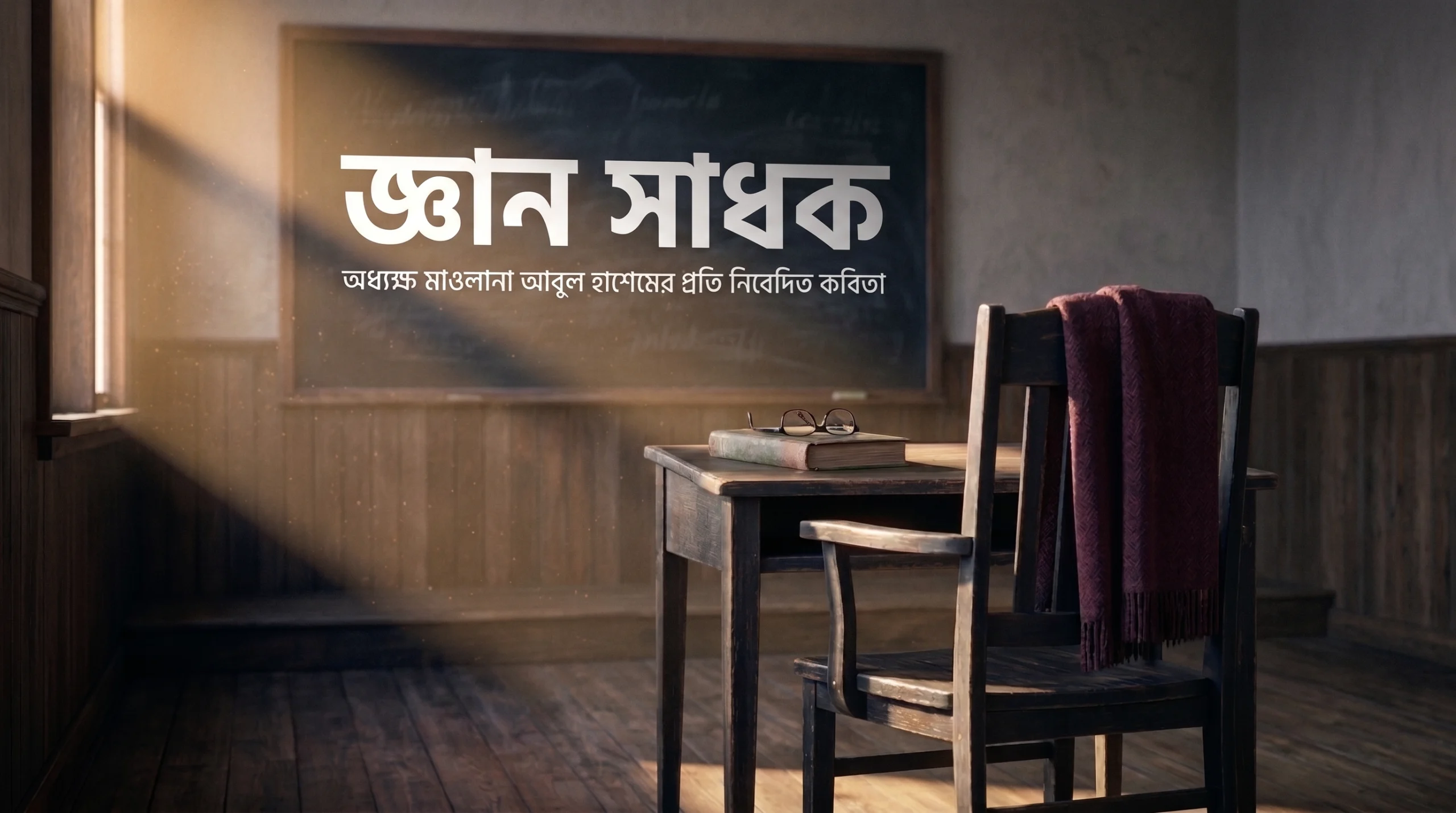 জ্ঞান-সাধক (অধ্যক্ষ মাওলানা আবুল হাশেম স্মরণে)